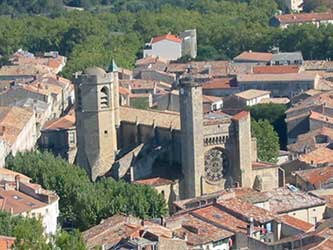 Vue aérienne Clermont l'Hérault